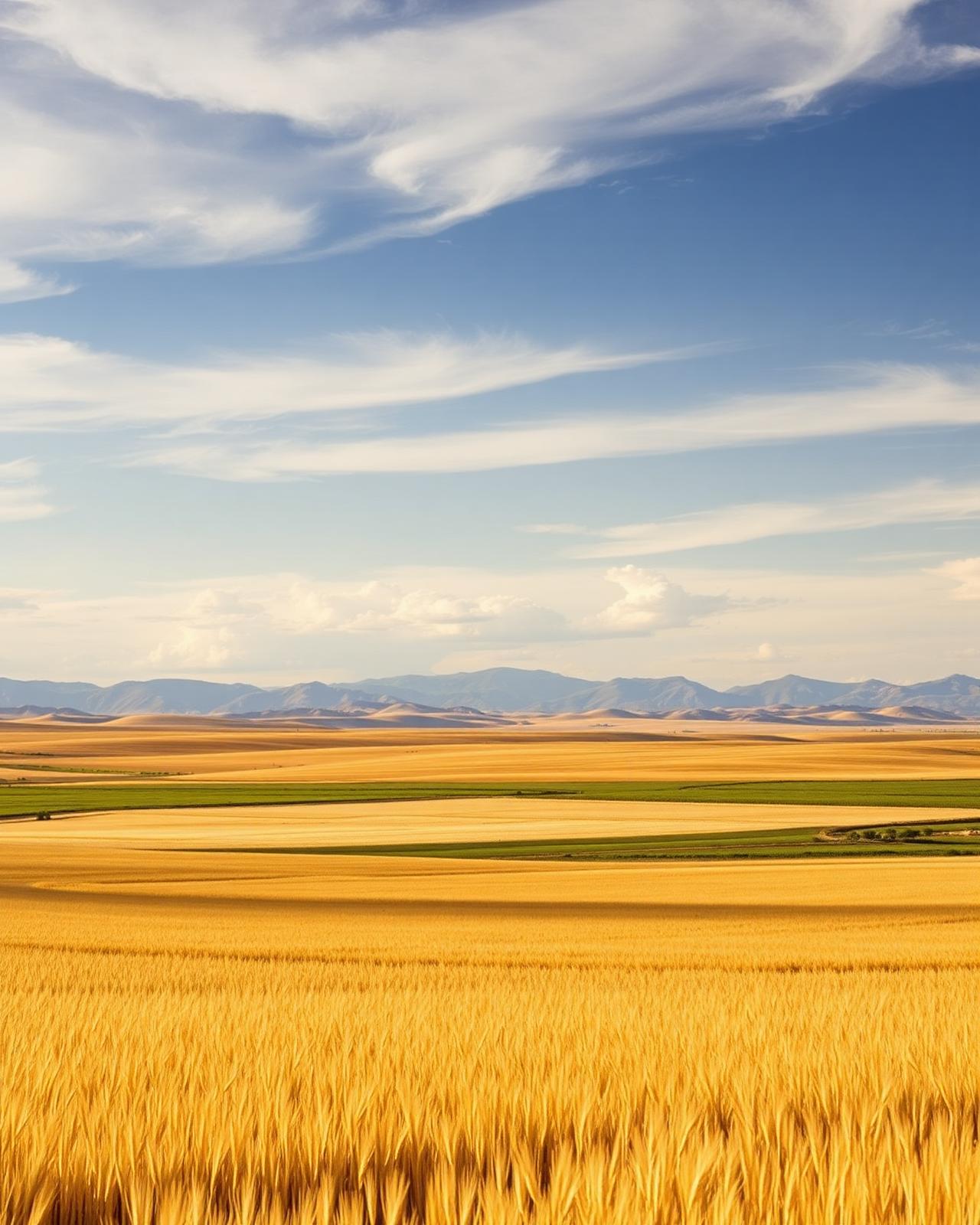 Southern Alberta prairie landscape
